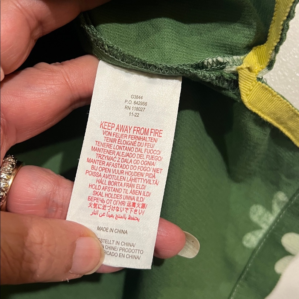 Boden Daisy Dress 9/10Y spring, floral oversized corduroy - Picture 9 of 11